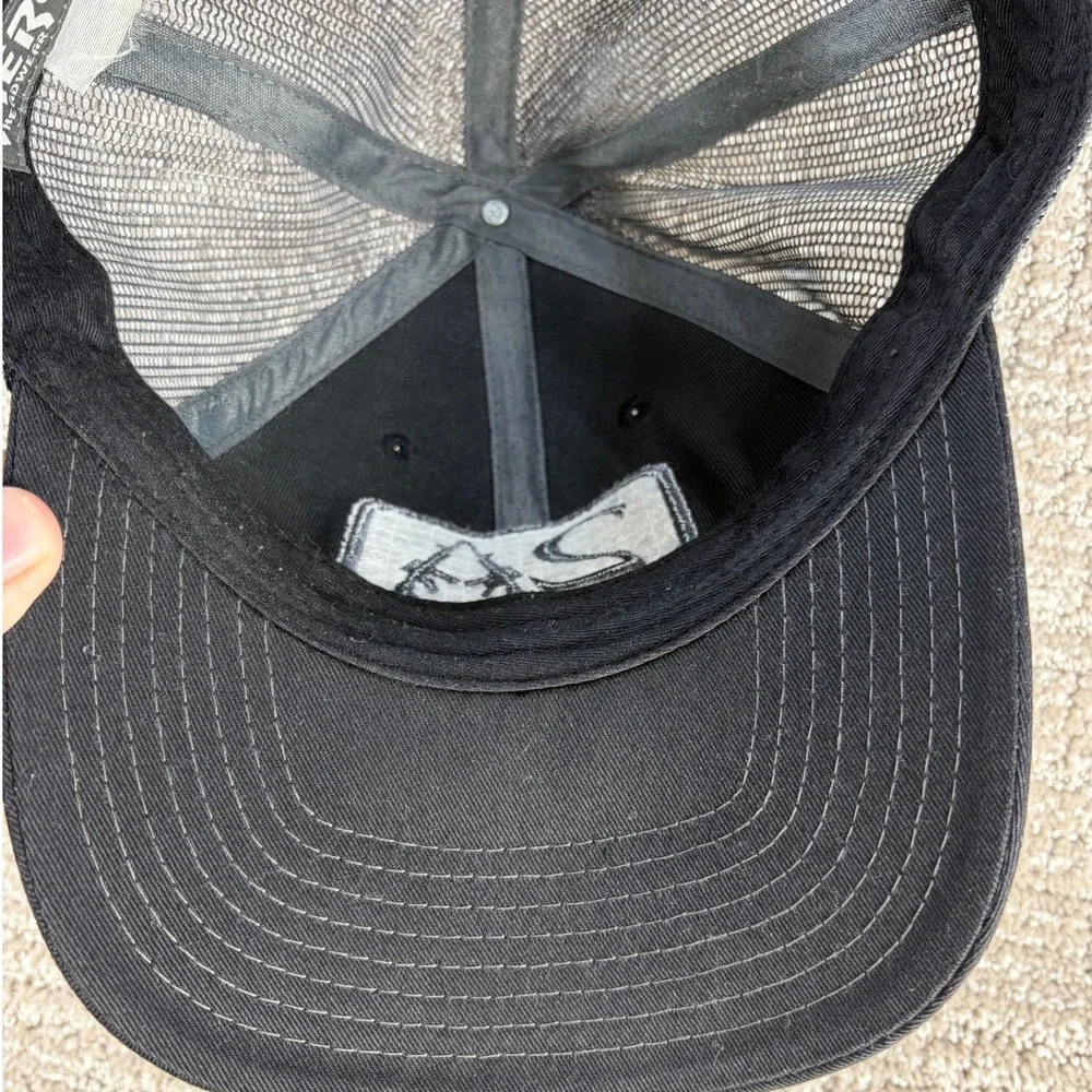 Fierce Headwear 901 2A 1791 Trucker Hat Patch Snapback Black Grey OSFM Mens Cap